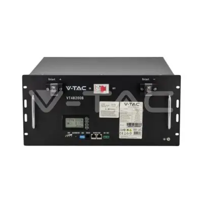 Acumulator V-TAC Lithium 9.60 kWh, BMS Incorporat, Pentru Invertor Solar